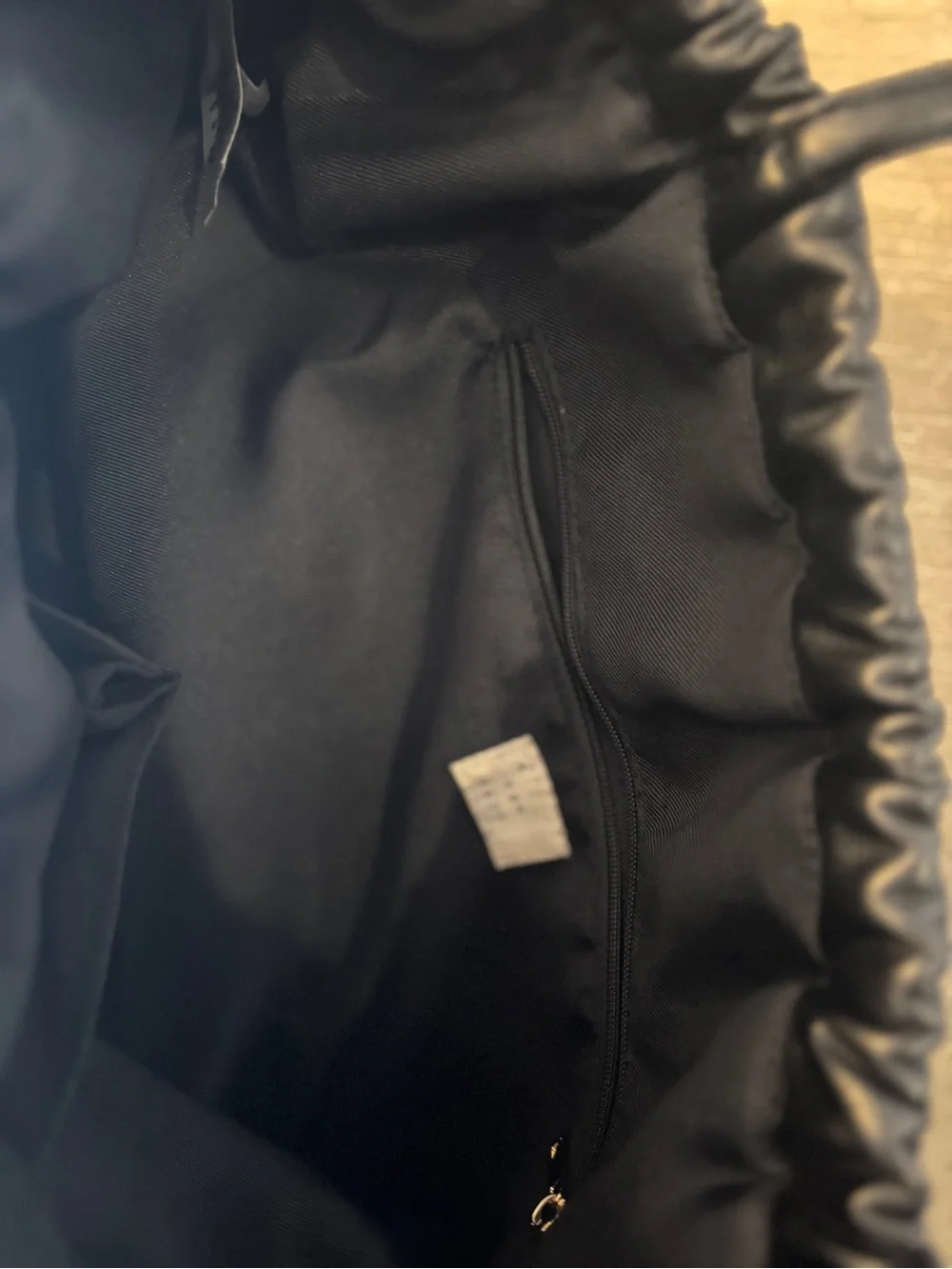 a new day Black Ruched Shoulder Tote Bag - Picture 6 of 9